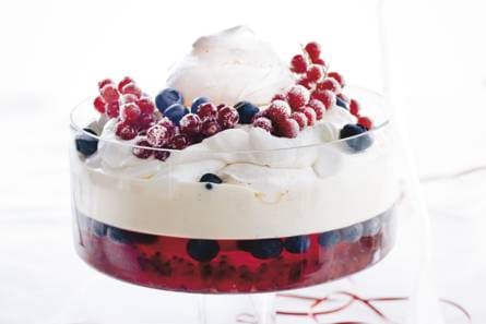 Supertrifle met bessen