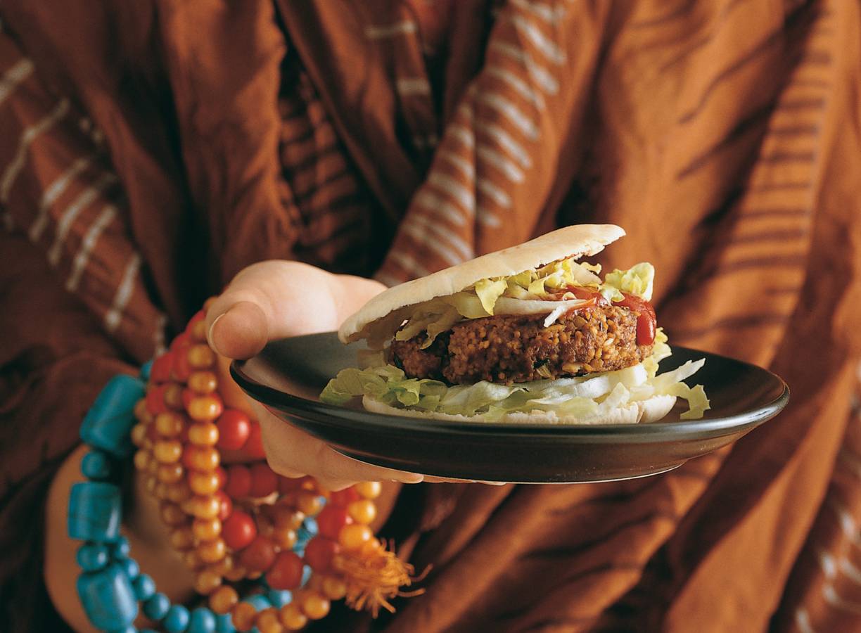 Afrikaanse couscousburger
