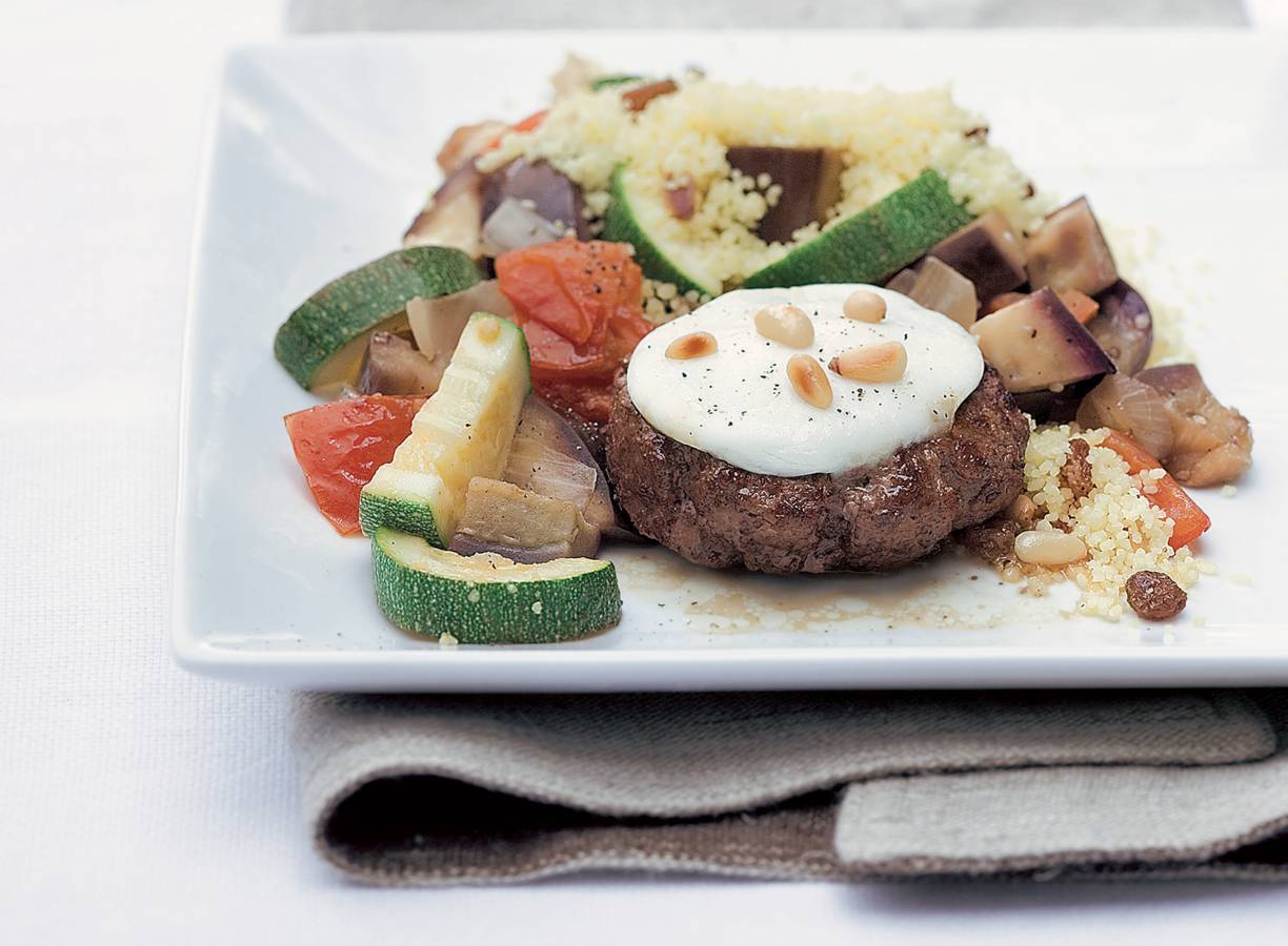 Tartaar met mozzarella en ratatouille