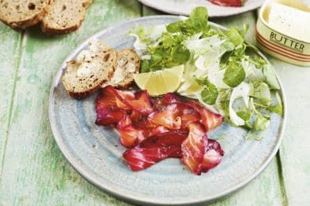 Gravad lachs (gemarineerde zalm)