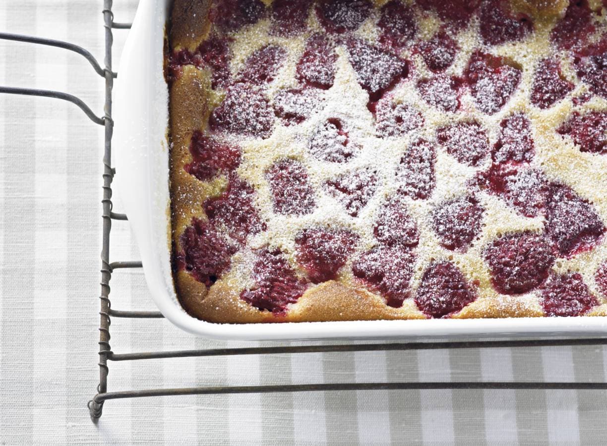 Frambozenclafoutis