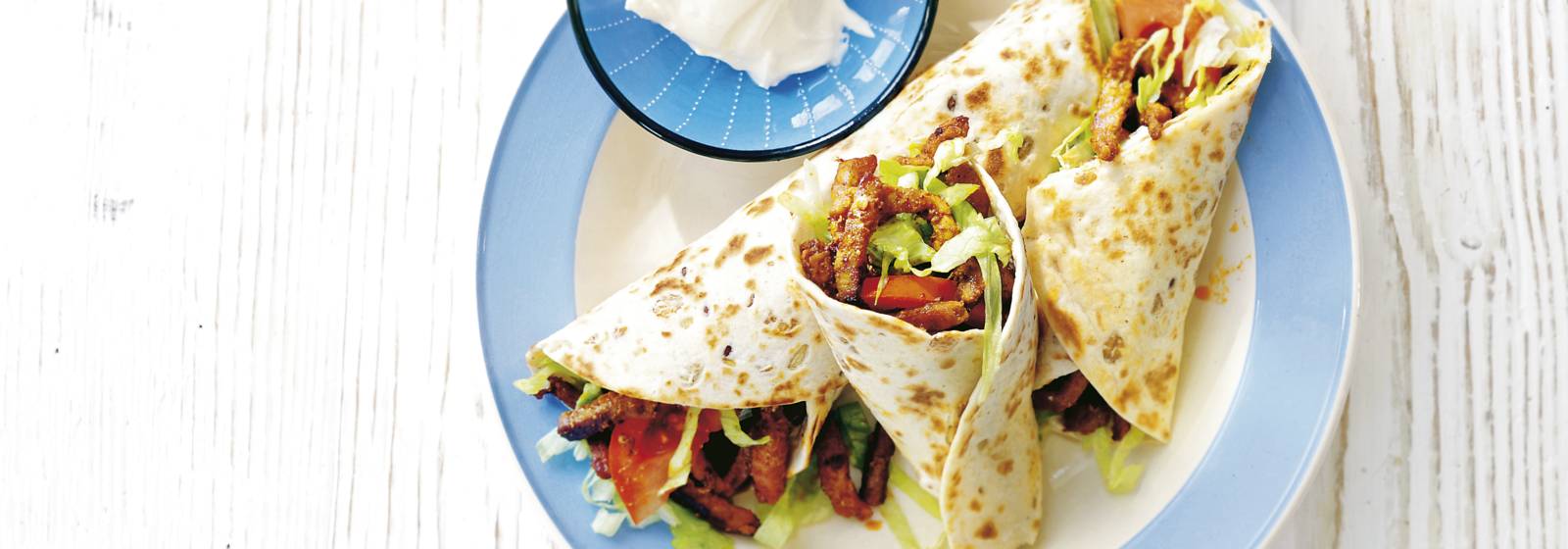 Wraps met ijsbergsla recept Allerhande Albert Heijn België