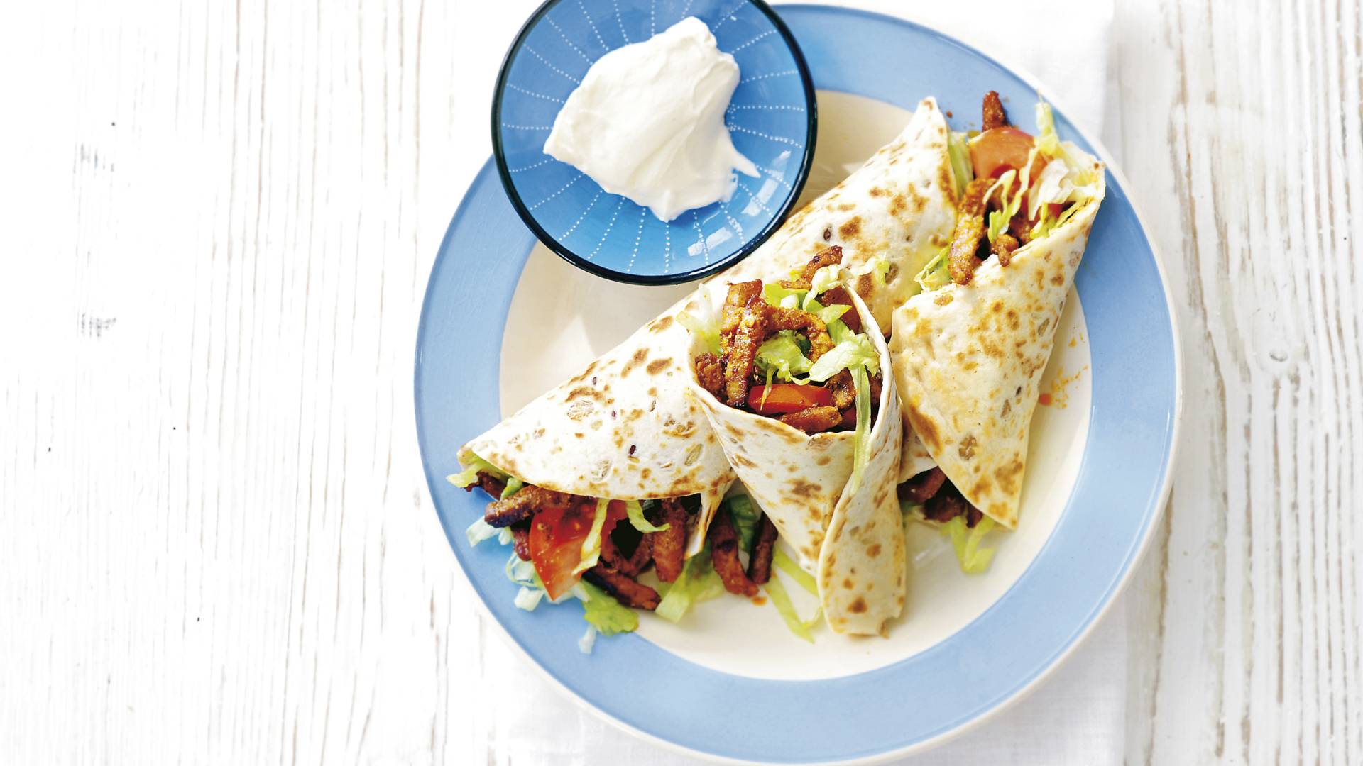 Wraps met ijsbergsla recept Allerhande Albert Heijn