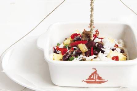 Chili con carne met ananas