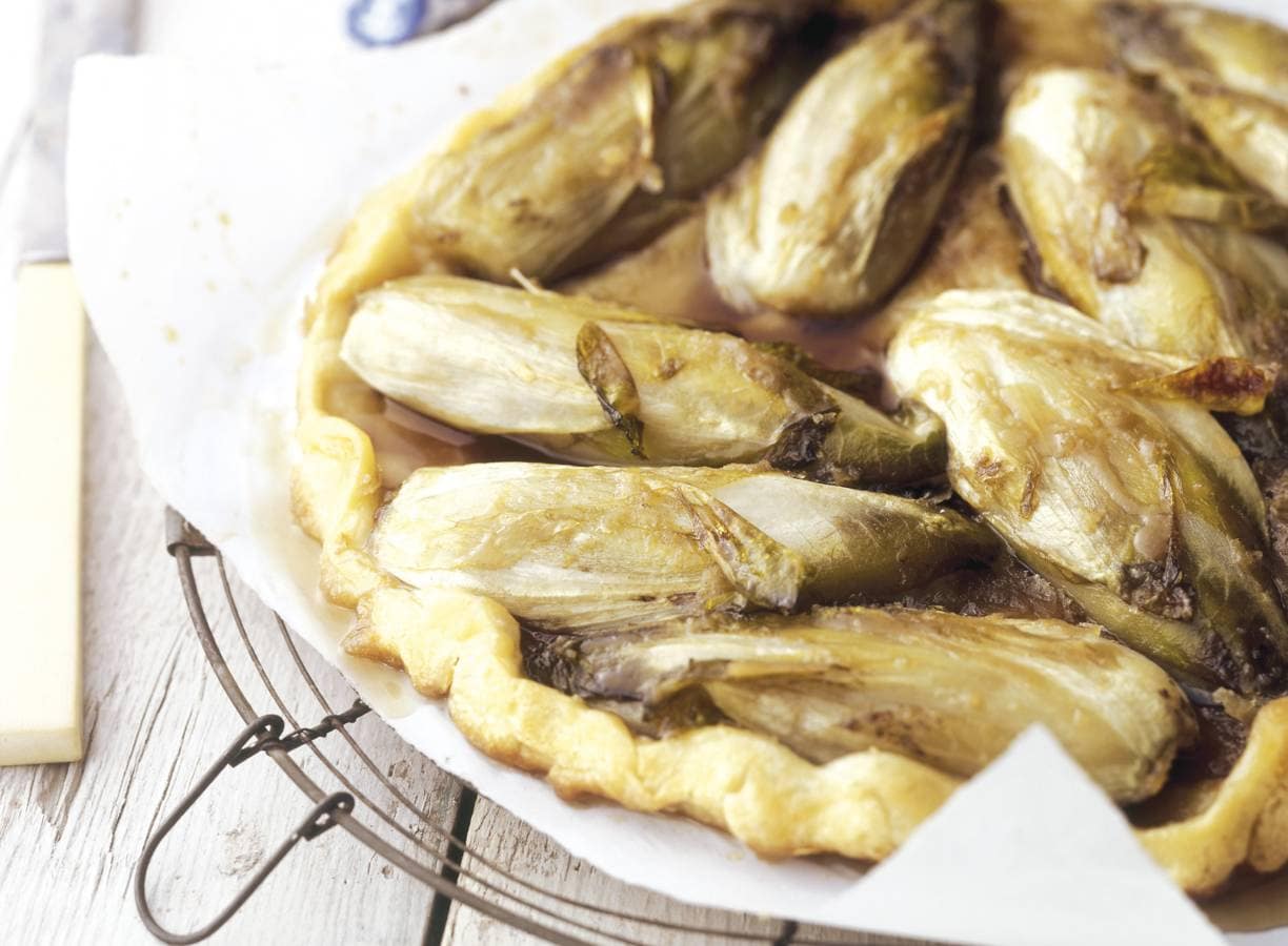 Tarte tatin van witlof