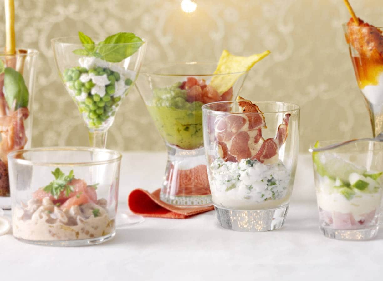 Kruidenricotta met krokante ham