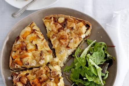 Franse kaasquiche