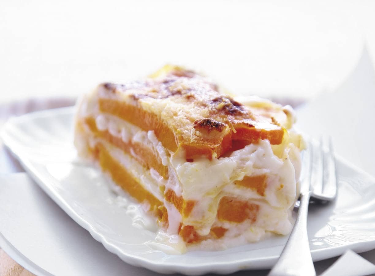 Lasagne van pompoen