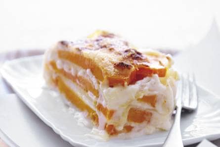 Lasagne van pompoen