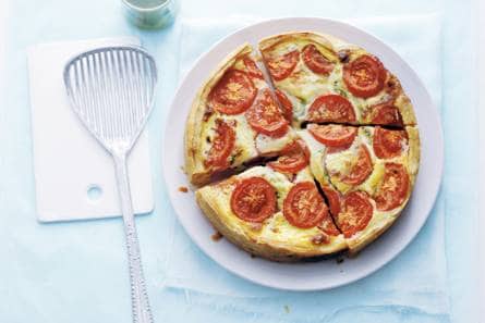 Quiche caprese