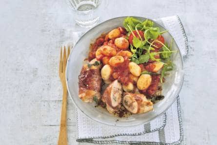 Gnocchi met kipsaltimbocca