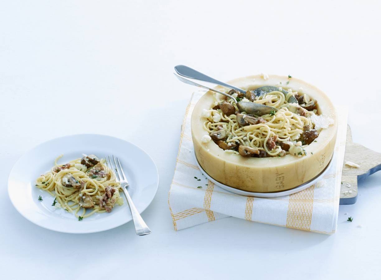 Pasta in Italiaanse kaas