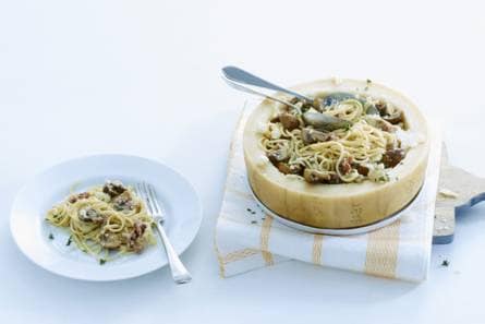 Pasta in Italiaanse kaas