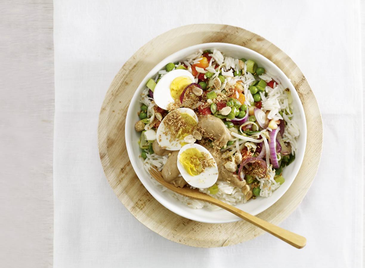 Gado gado met doperwten maken