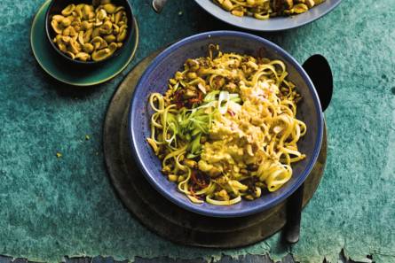 Pad thai met tofu en ei
