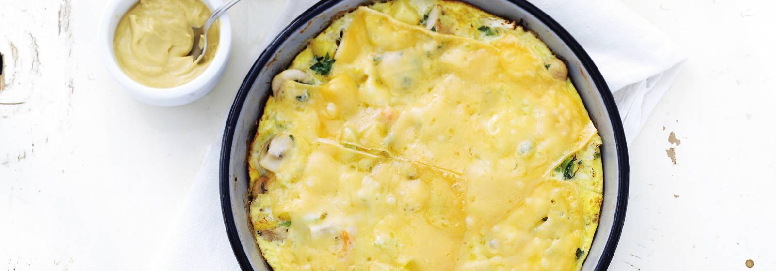 Boerenomelet met oude kaas recept Allerhande Albert Heijn