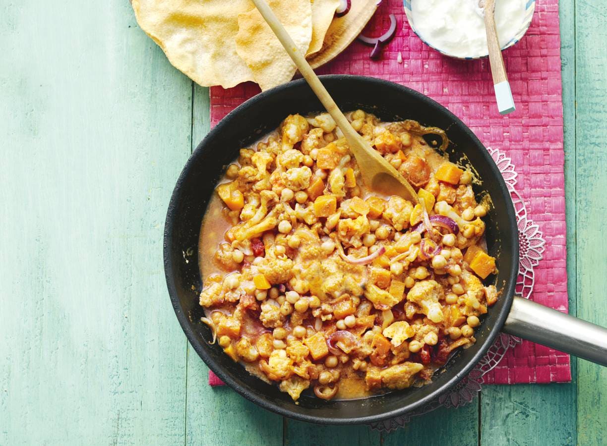 Indiase groentecurry