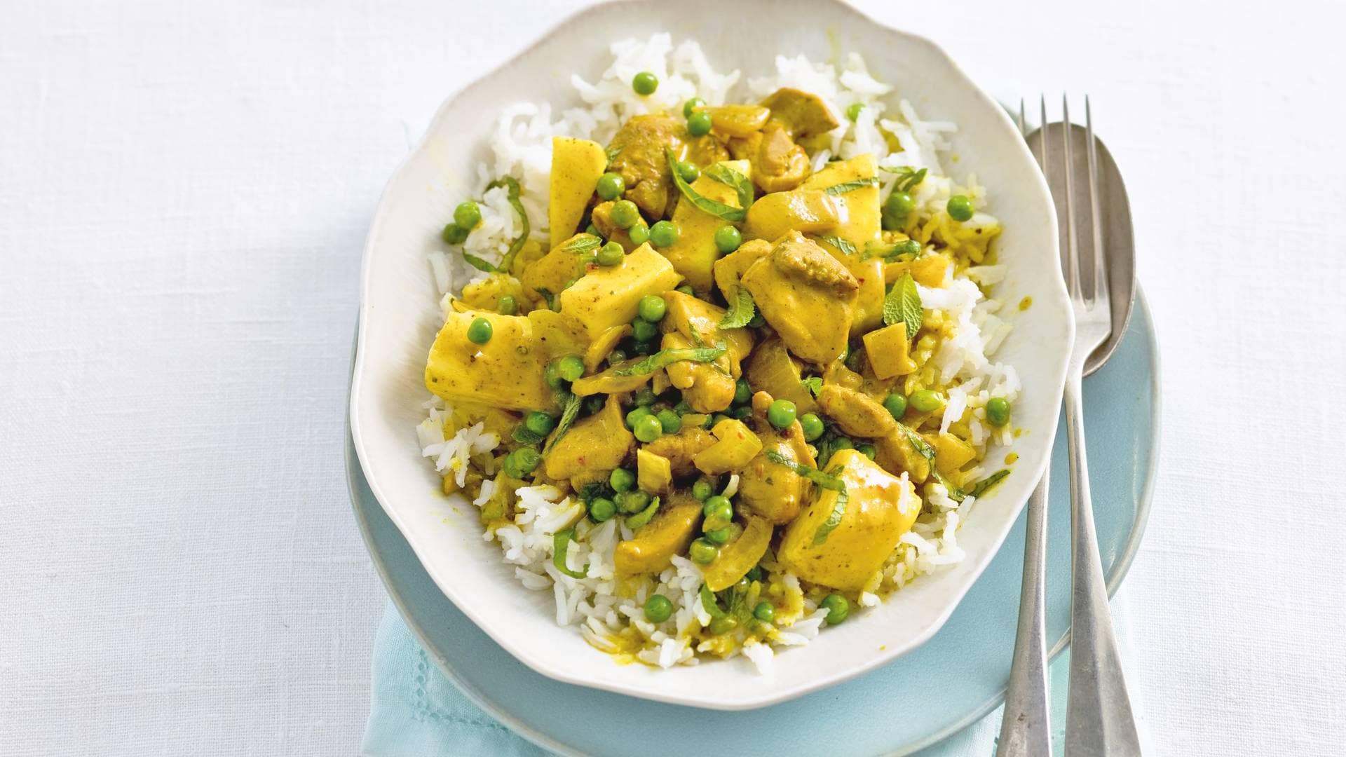 Kip in curry-kokossaus recept - Allerhande | Albert Heijn