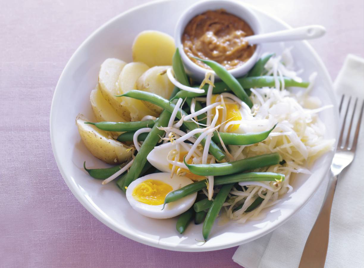 Gado gado groe(n)ten uit Indonesië