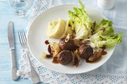 Hollandse gehaktballen met sojasaus