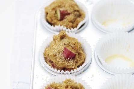 Delia Smith's rabarber-sinaasappelmuffins