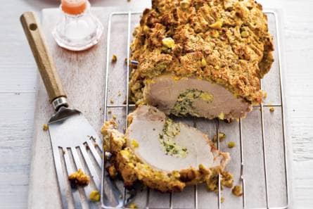 Rollade met pistachekorst