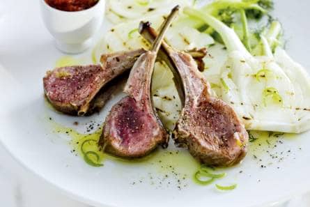 Lam uit de oven met geroosterde venkel