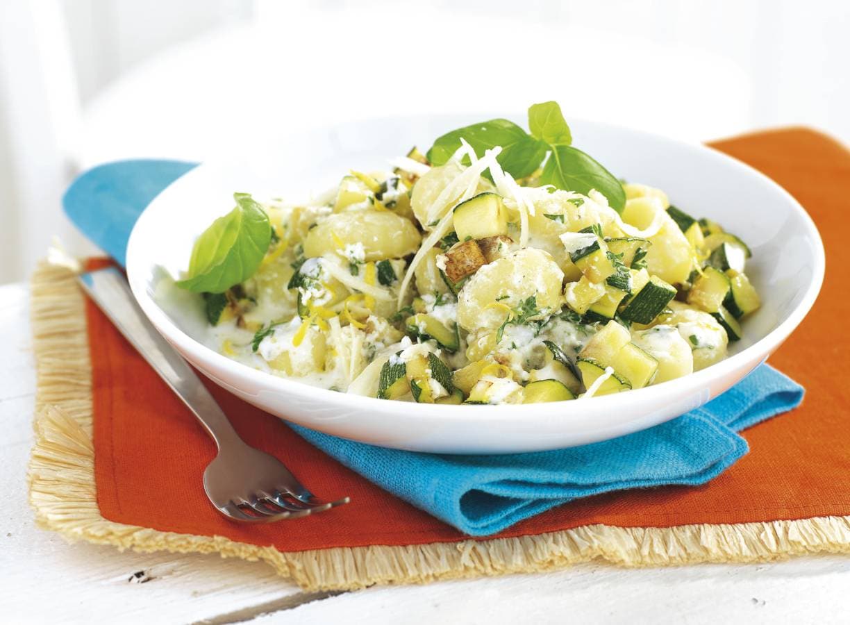Gnocchi met citroenricotta