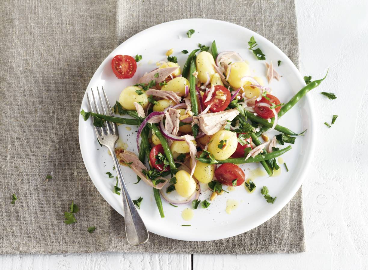 Aardappelsalade met tonijn