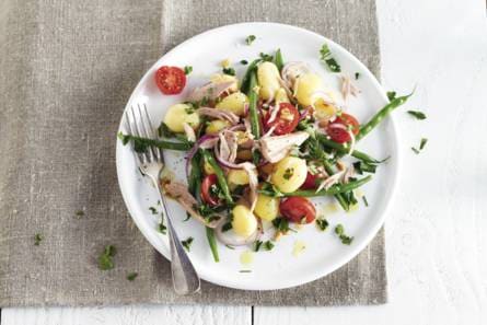 Aardappelsalade met tonijn