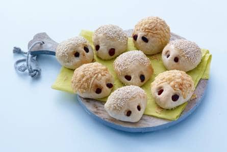Broodegeltjes met sesam of kaas