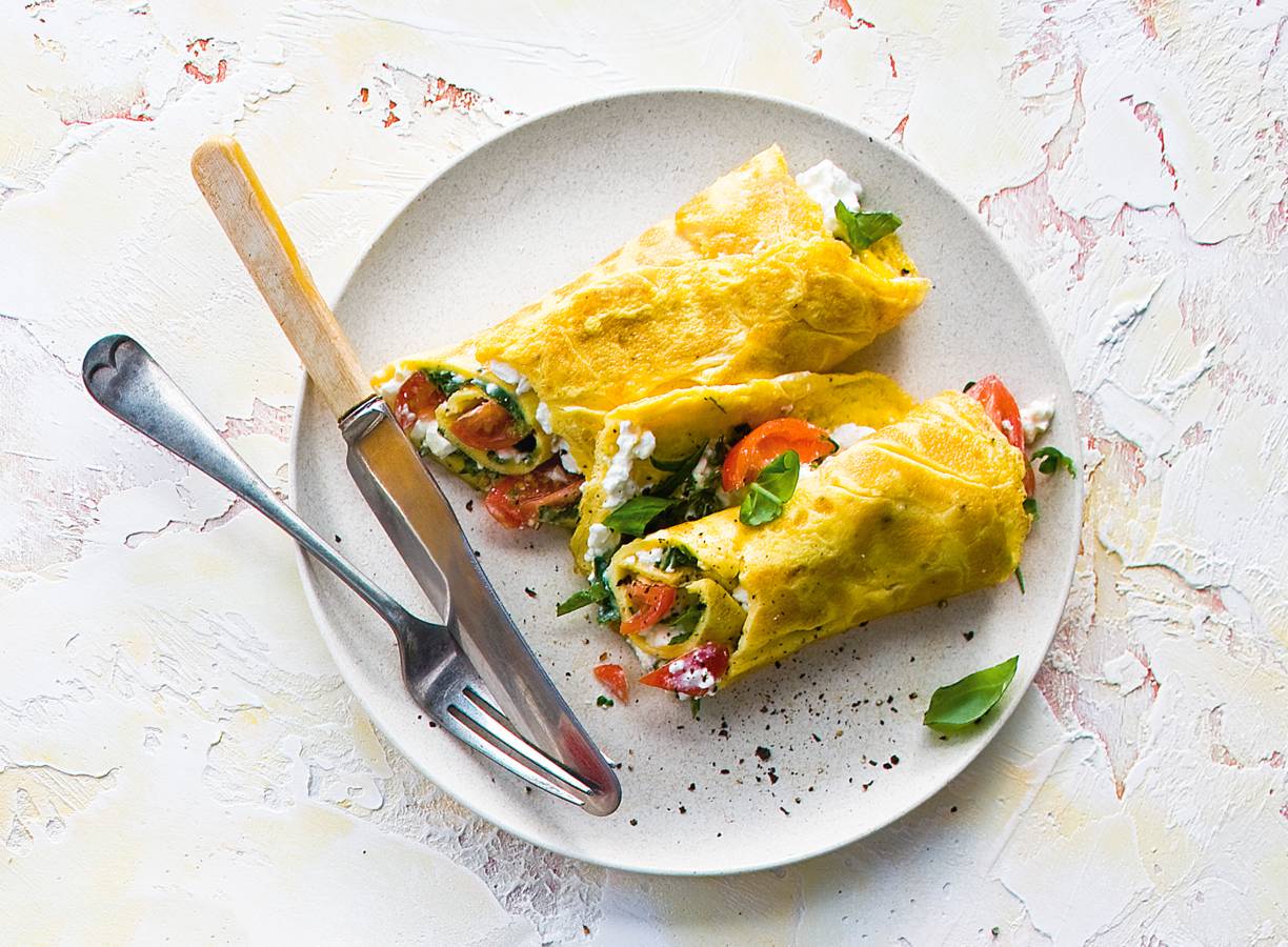 Omelet Met Hüttenkäse En Basilicum Recept - Allerhande | Albert Heijn