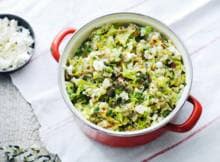 Stamppot alleen in de winter? Deze variant met voorjaarsgroenten bewijst het tegendeel!