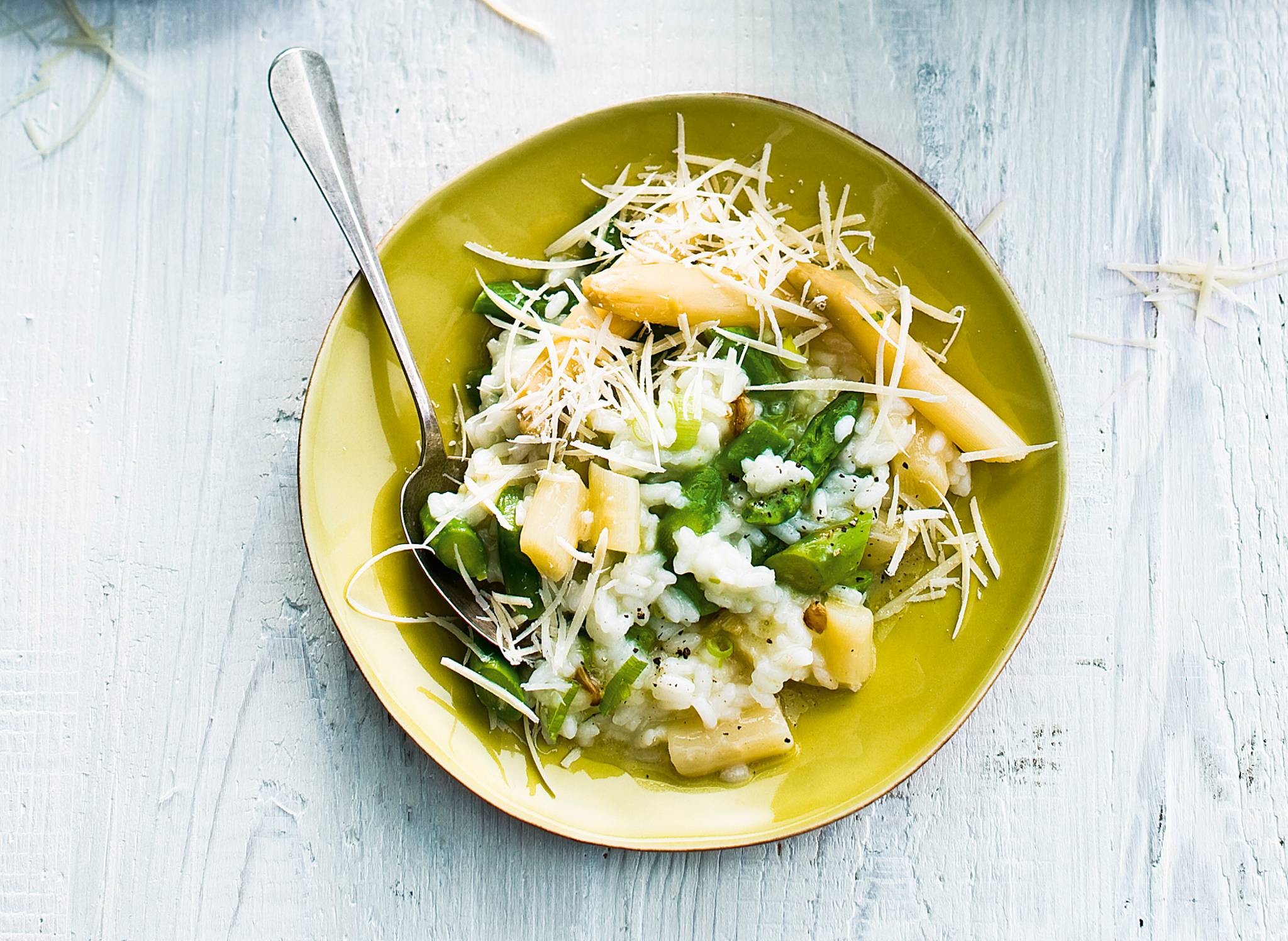 Risotto met asperges recept Allerhande Albert Heijn