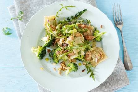 Raviolisalade met tonijn