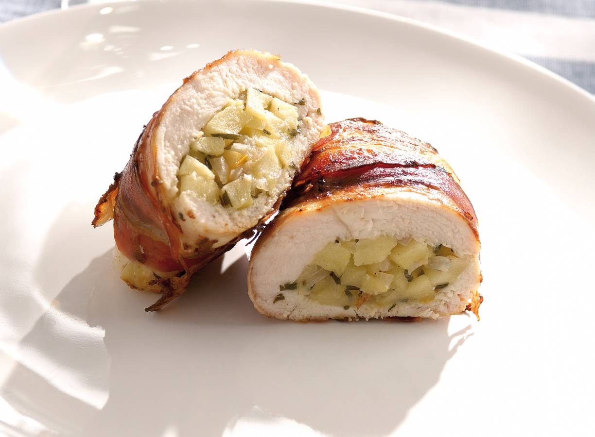 Kipfilet met appel en dragon