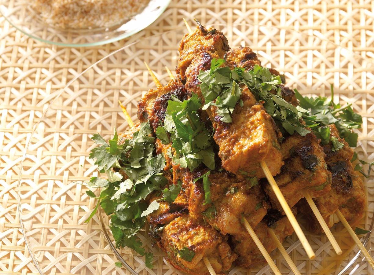 Thaise saté met kokos