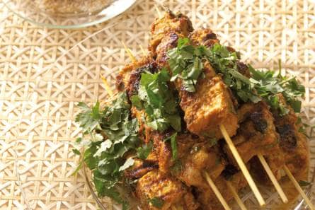 Thaise saté met kokos