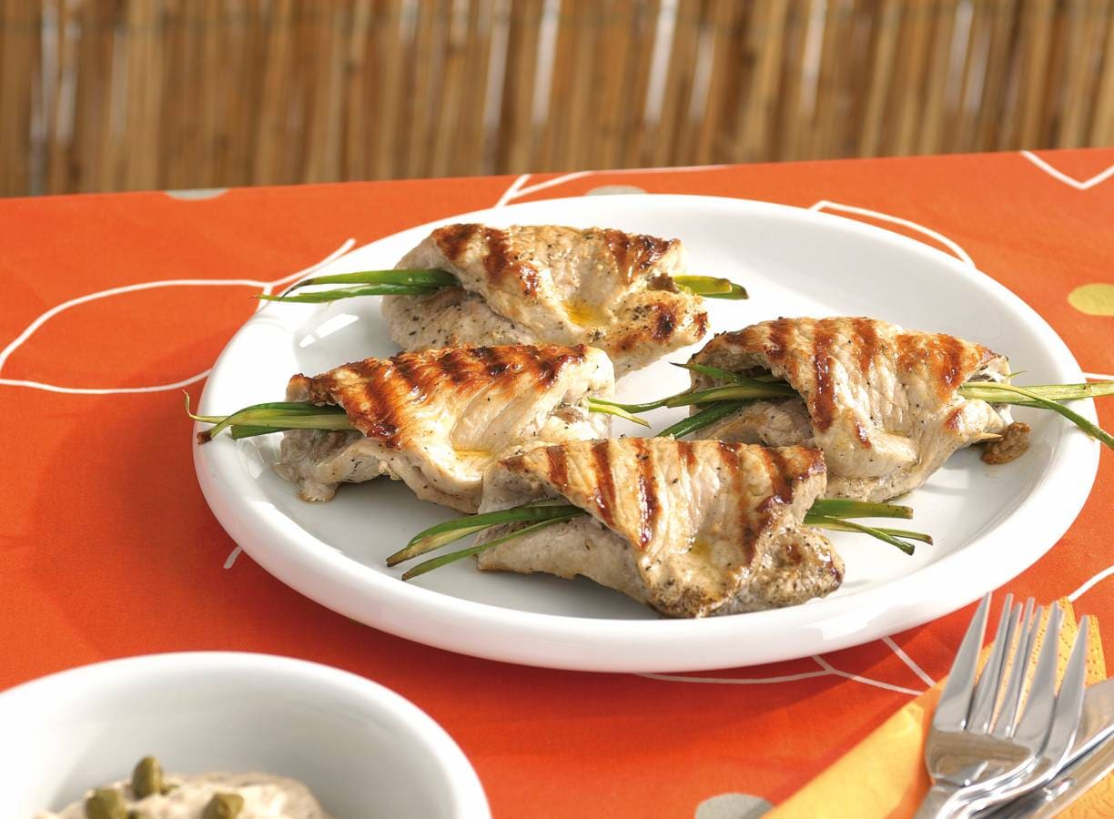 Varkensschnitzel met tonijnmayonaise