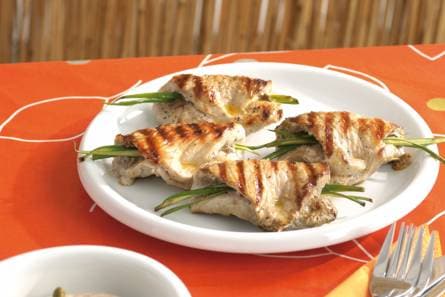 Varkensschnitzel met tonijnmayonaise