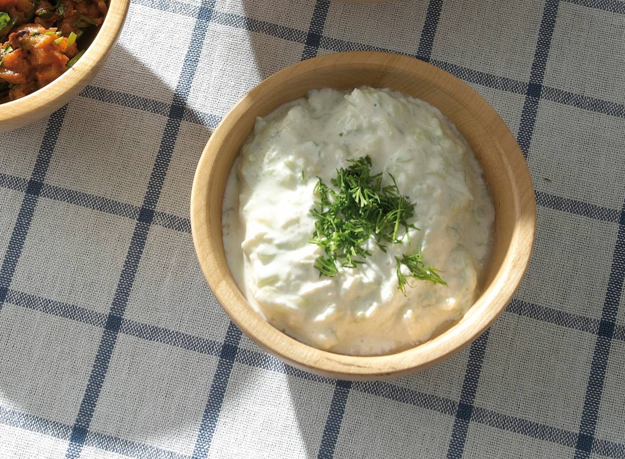 Tzatziki met appel en dille