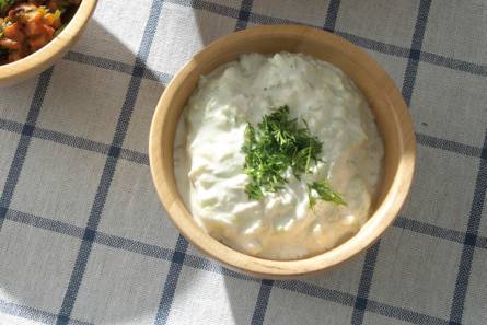 Tzatziki met appel en dille