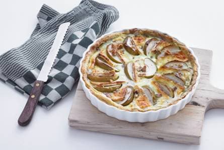 Briequiche met appel