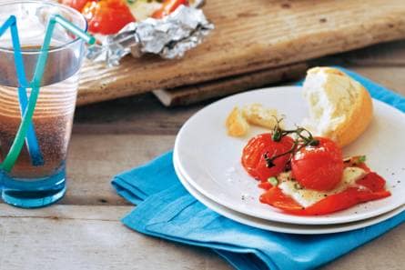 Paprika-mozzarellapakketjes