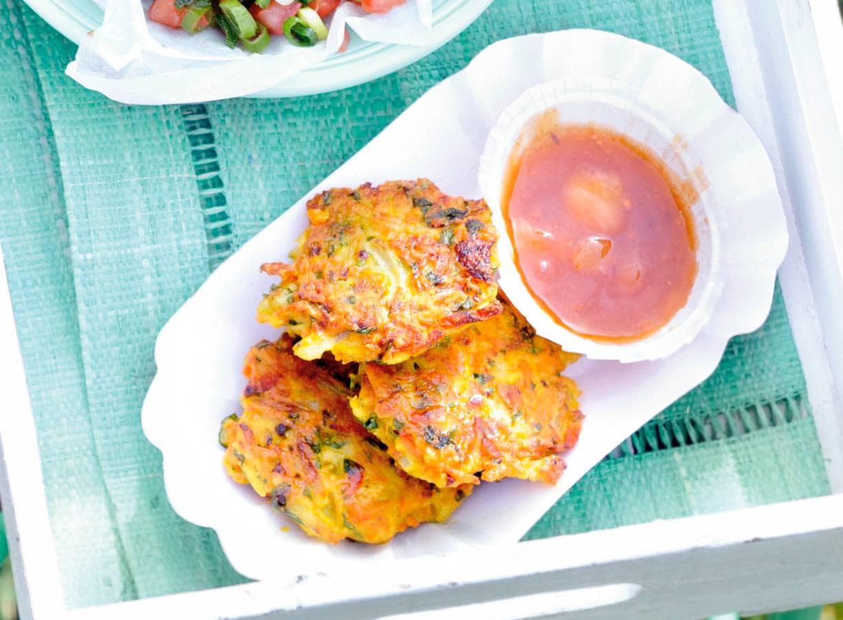 Aardappelkoekjes met chutney