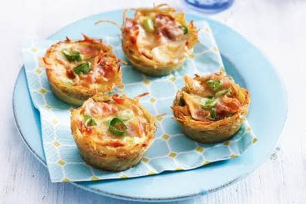 Mini-aardappelquiches