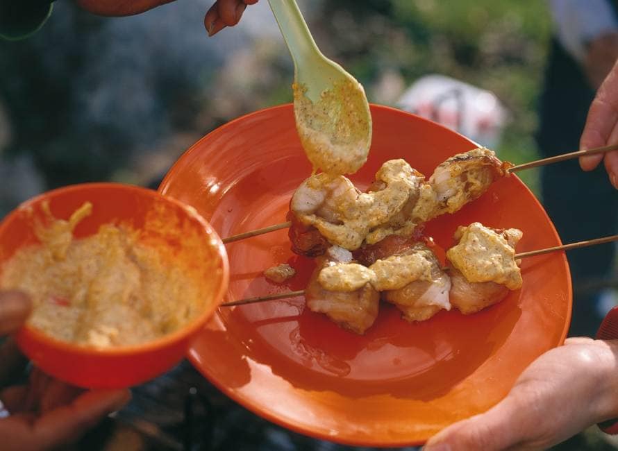 Vis op de bbq | Populaire Allerhande recepten | Albert Heijn Zeewolf geflambeerd met ouzo Recept Allerhande Albert