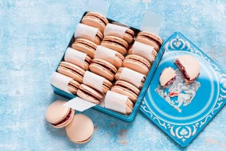 Frambozenmacarons