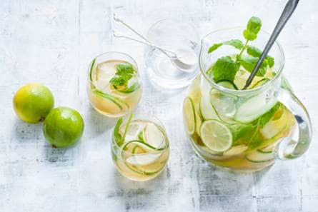 Groene thee sangria