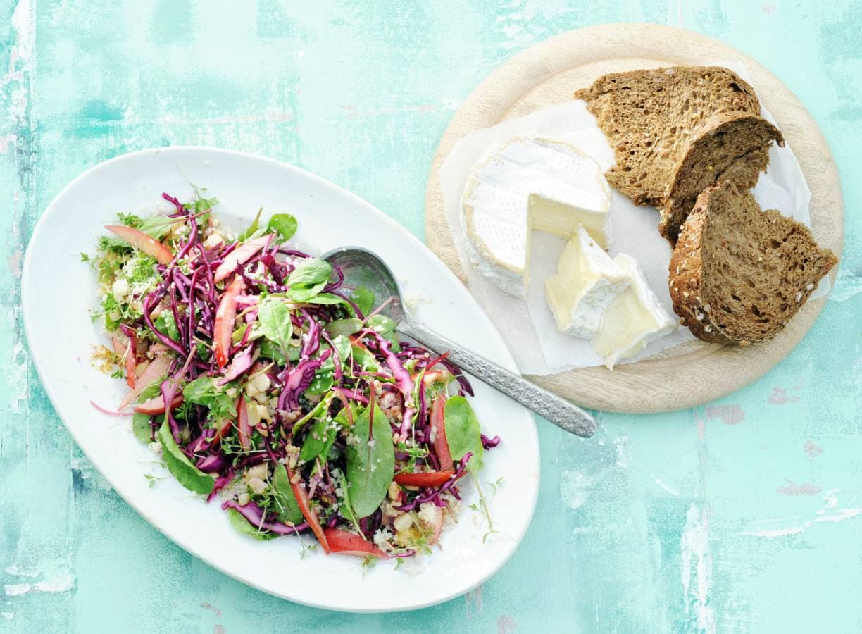 Snijbietsalade met chaource